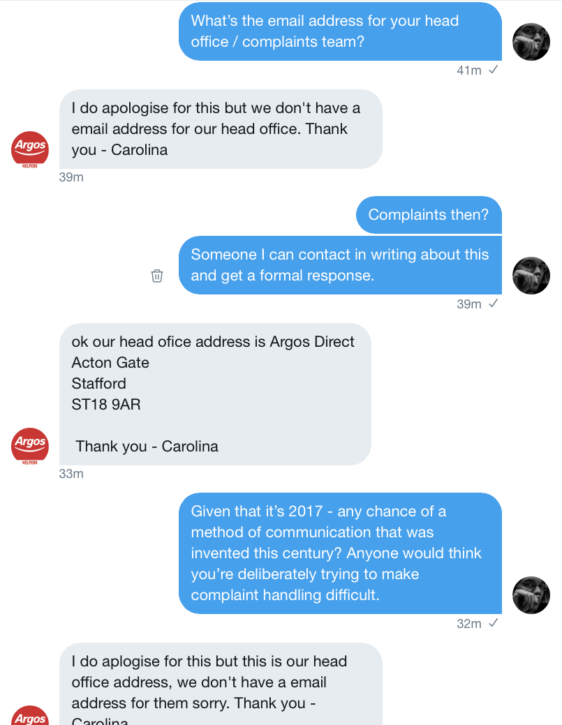 Argos Customer Services at Cory Petty blog